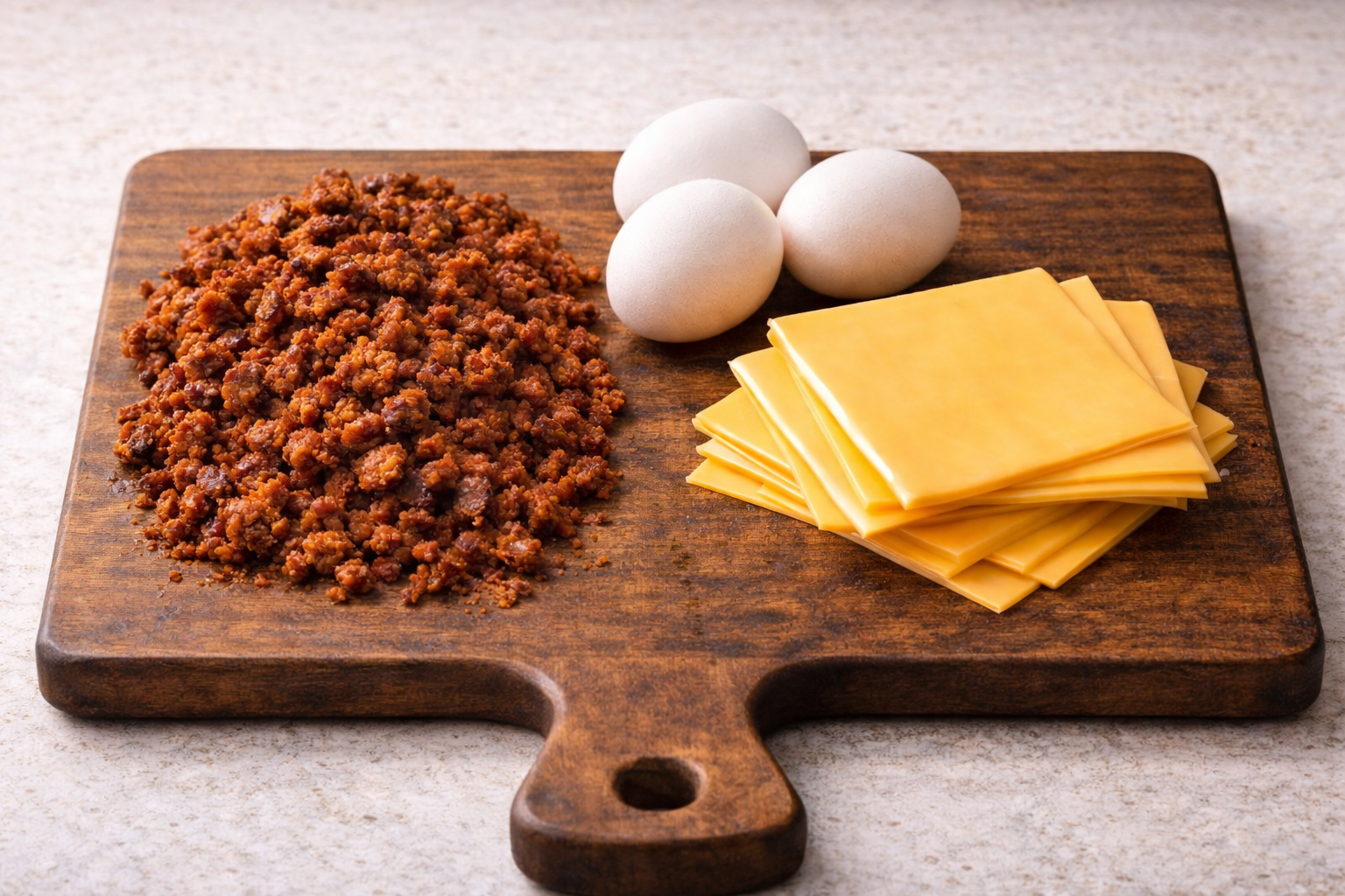 chorizo egg and cheese