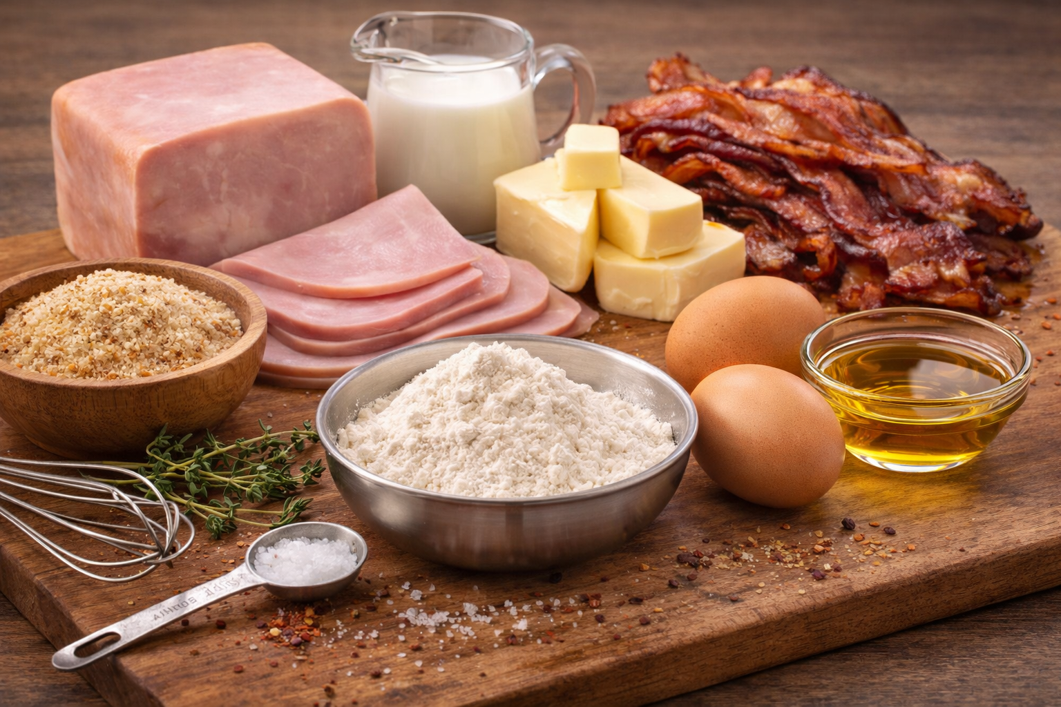 Ham and Bacon  croquettes